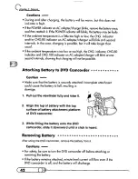 Предварительный просмотр 42 страницы Panasonic VDR-M10 Operating Manual