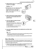 Предварительный просмотр 75 страницы Panasonic VDR-M10 Operating Manual