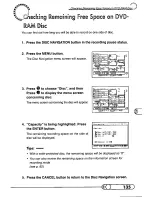 Предварительный просмотр 135 страницы Panasonic VDR-M10 Operating Manual