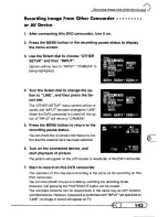 Предварительный просмотр 143 страницы Panasonic VDR-M10 Operating Manual