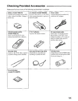 Preview for 11 page of Panasonic VDR-M20 Operating Manual