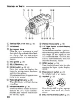 Preview for 12 page of Panasonic VDR-M20 Operating Manual