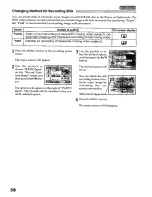 Preview for 58 page of Panasonic VDR-M20 Operating Manual