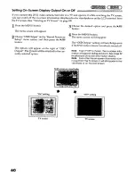 Preview for 60 page of Panasonic VDR-M20 Operating Manual