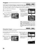 Preview for 70 page of Panasonic VDR-M20 Operating Manual