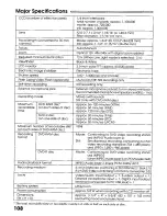 Preview for 108 page of Panasonic VDR-M20 Operating Manual