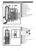 Предварительный просмотр 2 страницы Panasonic VE-GD25DL Quick Reference Manual