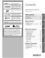 Предварительный просмотр 4 страницы Panasonic Vera TC-P42X3X Owner'S Manual