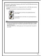 Предварительный просмотр 38 страницы Panasonic VF100 Instruction Manual