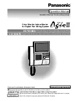 Preview for 1 page of Panasonic VG-M186D Operation Manual