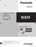 Panasonic Viera AS670M series Operating Instructions Manual preview