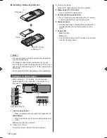 Preview for 12 page of Panasonic Viera AS670M series Operating Instructions Manual