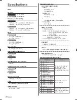 Preview for 20 page of Panasonic Viera AX670H series Operating Instructions Manual