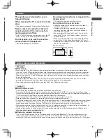 Предварительный просмотр 5 страницы Panasonic Viera DT50K Series Operating Instructions Manual