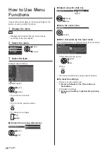 Предварительный просмотр 28 страницы Panasonic VIERA EX750 Operating Instructions Manual