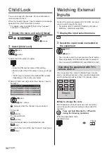 Предварительный просмотр 34 страницы Panasonic VIERA EX750 Operating Instructions Manual