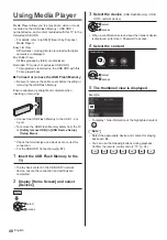 Предварительный просмотр 40 страницы Panasonic VIERA EX750 Operating Instructions Manual