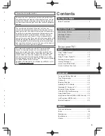 Preview for 3 page of Panasonic Viera Flat Screen TV Operating Instructions Manual