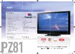 Preview for 16 page of Panasonic Viera Flat Screen TV Specifications