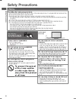 Preview for 5 page of Panasonic Viera GT50Z series Operating Instructions Manual