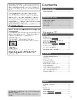 Preview for 3 page of Panasonic Viera H-P50U50A Operating Instructions Manual