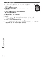 Preview for 76 page of Panasonic Viera H-P50U50A Operating Instructions Manual