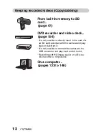 Предварительный просмотр 12 страницы Panasonic Viera HX-DC1 Owner'S Manual