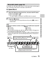 Предварительный просмотр 71 страницы Panasonic Viera HX-DC1 Owner'S Manual