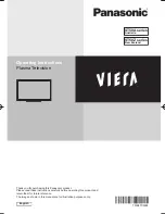 Preview for 1 page of Panasonic Viera ST50A series Operating Instructions Manual