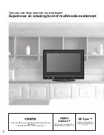 Preview for 2 page of Panasonic Viera TC-26LE70 Operating Instructions Manual