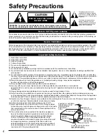 Preview for 4 page of Panasonic Viera TC-26LE70 Operating Instructions Manual