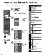 Preview for 22 page of Panasonic Viera TC-26LE70 Operating Instructions Manual