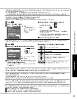 Preview for 27 page of Panasonic Viera TC-26LE70 Operating Instructions Manual