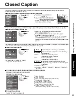 Preview for 33 page of Panasonic Viera TC-26LE70 Operating Instructions Manual