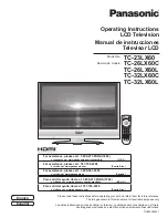 Preview for 1 page of Panasonic Viera TC-26LX60C Manual De Instrucciones