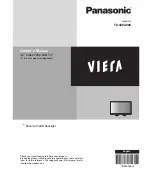 Preview for 1 page of Panasonic Viera TC-32C400C Owner'S Manual