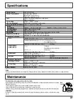 Предварительный просмотр 57 страницы Panasonic Viera TC-32LX300 Operating Instructions Manual