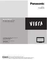 Panasonic Viera TC-32LX34 Owner'S Manual preview