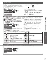 Предварительный просмотр 27 страницы Panasonic Viera TC-32LX34 Owner'S Manual