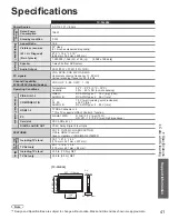 Предварительный просмотр 41 страницы Panasonic Viera TC-32LX34 Owner'S Manual