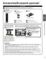 Предварительный просмотр 7 страницы Panasonic VIERA TC-32LX44 Manual De Usuario