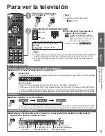 Предварительный просмотр 15 страницы Panasonic VIERA TC-32LX44 Manual De Usuario