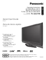 Panasonic Viera TC-32LX700 Manual De Instrucciones preview