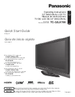 Panasonic Viera TC-32LX700 Manual De Instrucciones предпросмотр