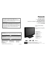 Panasonic Viera TC-37LZ85 Operating Instructions Manual preview