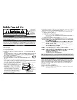 Предварительный просмотр 3 страницы Panasonic Viera TC-37LZ85 Operating Instructions Manual