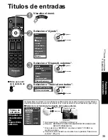 Preview for 35 page of Panasonic Viera TC-37LZ85 (Spanish) Manual De Instrucciones