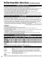 Preview for 42 page of Panasonic Viera TC-37LZ85 (Spanish) Manual De Instrucciones