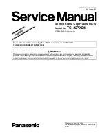 Preview for 1 page of Panasonic Viera TC-42PX24 Service Manual