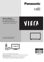 Preview for 1 page of Panasonic VIERA TC-43EX600C Owner'S Manual